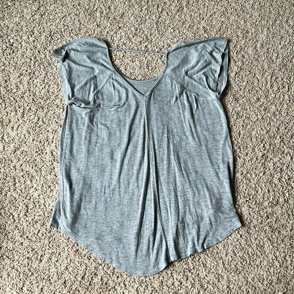 Gray T-Shirt with wording - Picture 2 of 2